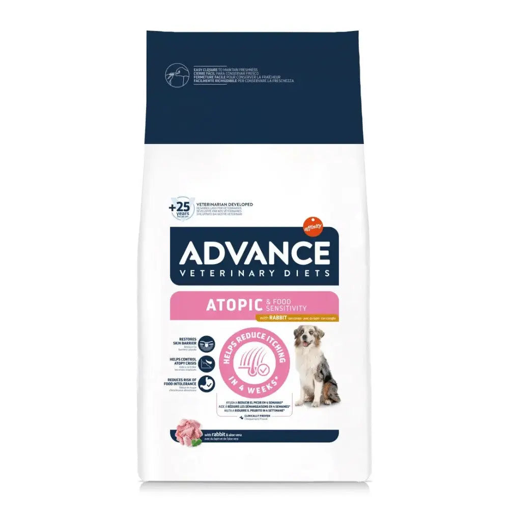 Advance Veterinary Diets Atopic Conejo y Guisante Pienso para Perros al mejor precio -Todoanimal.es