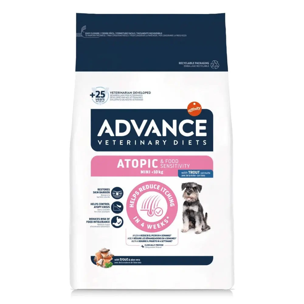 Advance Veterinary Diets Atopic Mini Trucha Pienso para Perros al mejor precio -Todoanimal.es