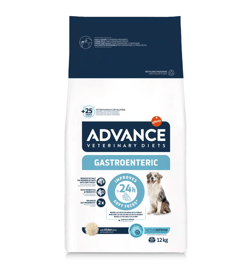 Advance Veterinary Diets Gastroenteric Pienso con Probióticos para Perros al mejor precio -Todoanimal.es