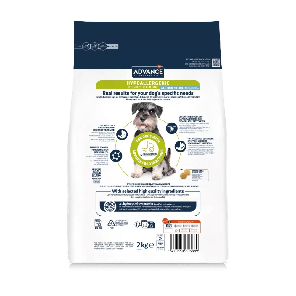Advance Veterinary Diets Hypoallergenic Mini Pienso para Perros al mejor precio -Todoanimal.es