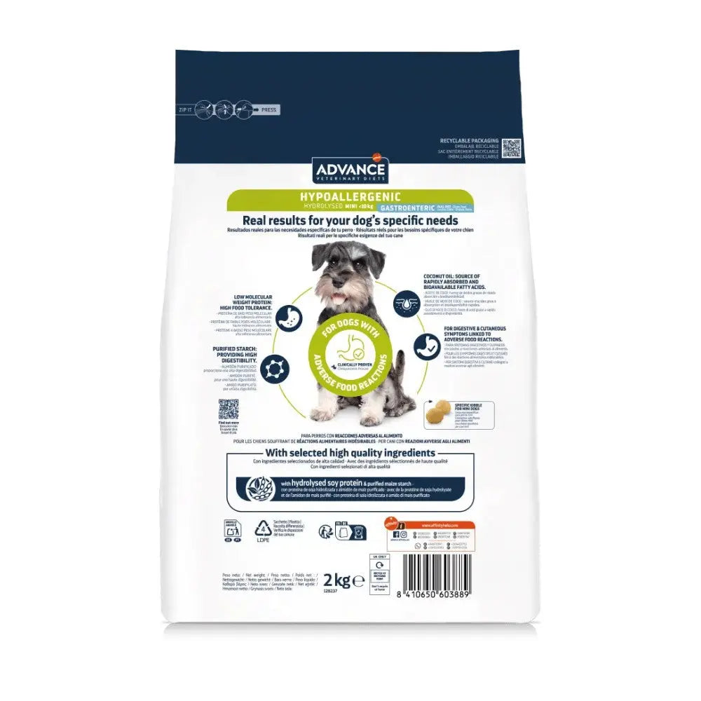 Advance Veterinary Diets Mini Hypoallergenic Pienso Hipoalérgenico para Perros Pequeños al mejor precio -Todoanimal.es