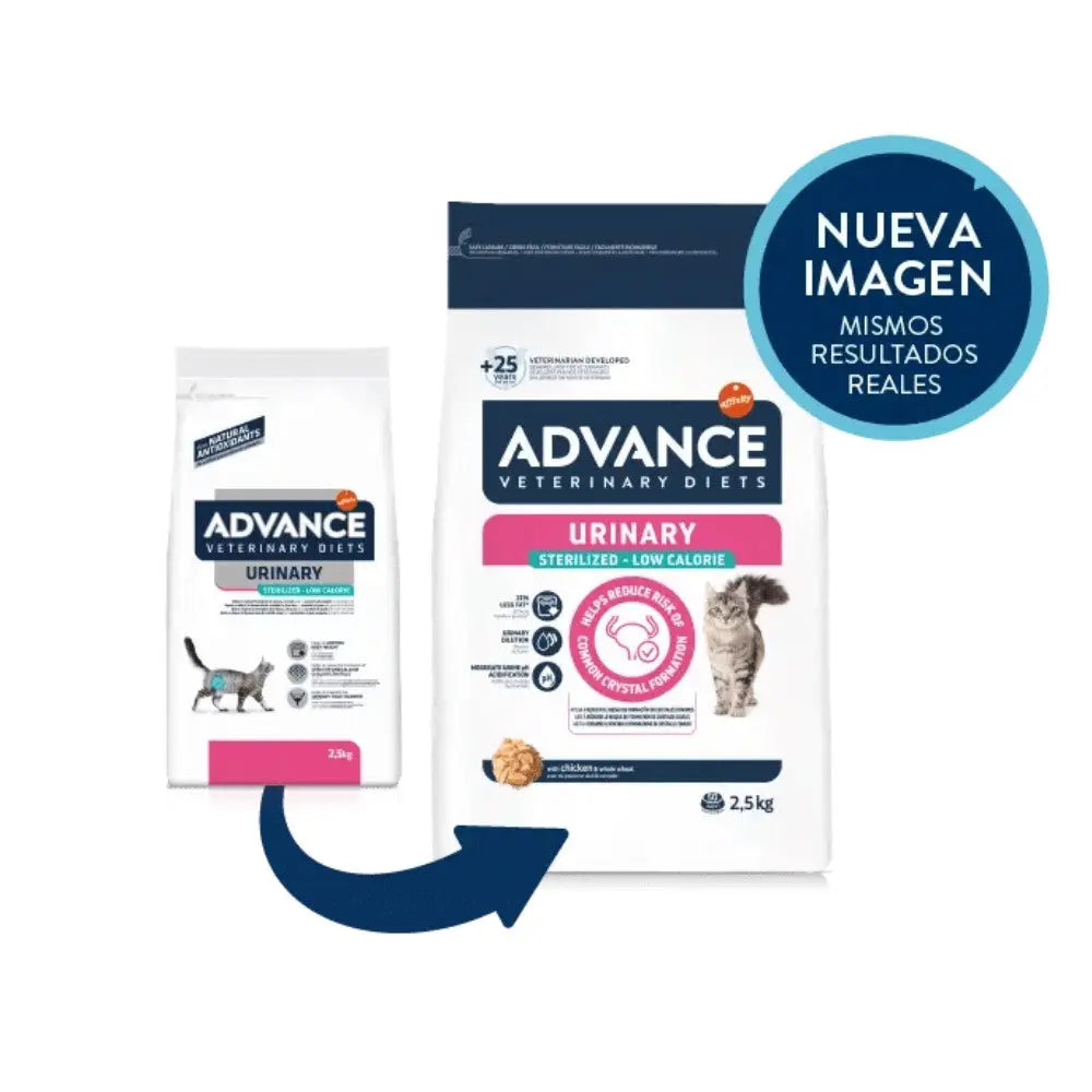 Advance Veterinary Diets Urinary Sterilized Low Calorie Pienso para Gatos al mejor precio -Todoanimal.es