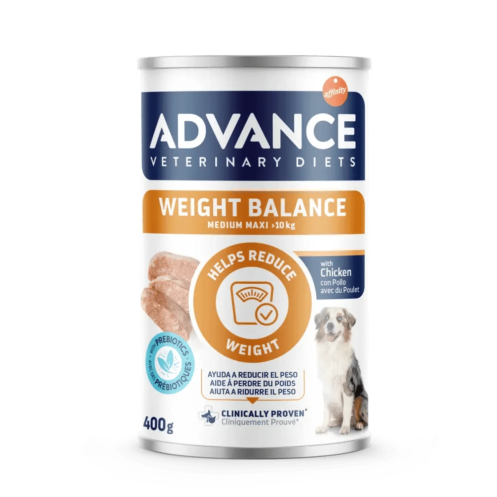 Advance Veterinary Diets Weight Balance Medium-Maxi Lata Comida Húmeda al mejor precio -Todoanimal.es