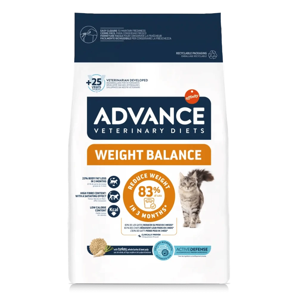 Advance Veterinary Diets Weight Balance Pienso para Gatos al mejor precio -Todoanimal.es