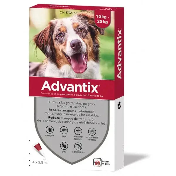 Advantix Pipetas Antiparasitarias Para Perros  Udad Todoanimal.es