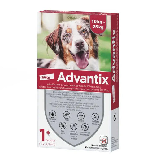 Advantix Pipetas Antiparasitarias Para Perros  Udad Todoanimal.es