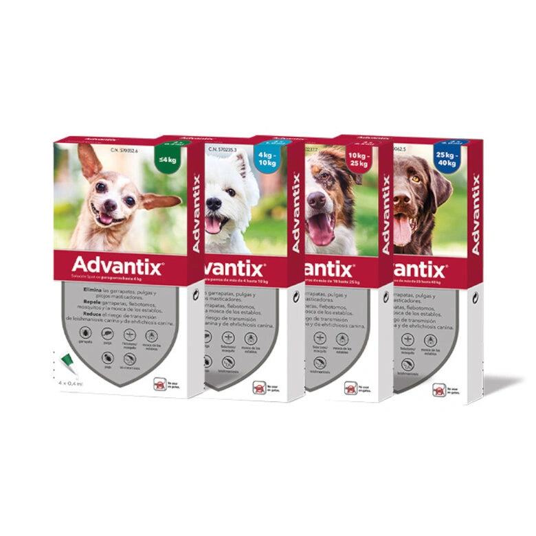 Advantix Pipetas Antiparasitarias para Perros al mejor precio -Todoanimal.es