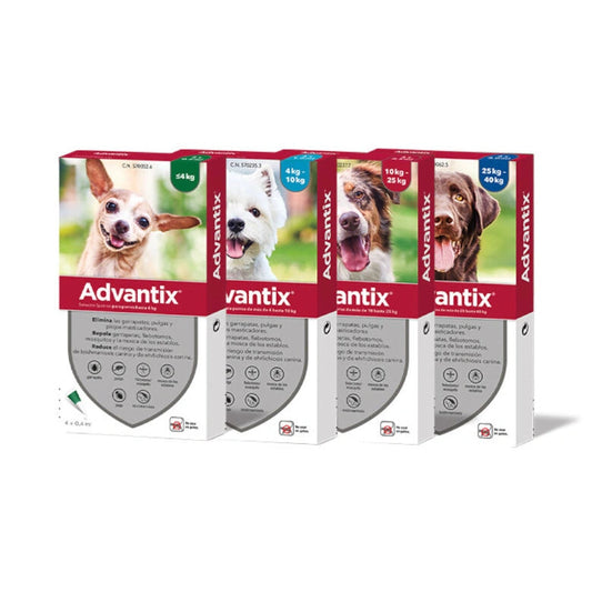 Advantix Pipetas Antiparasitarias para Perros al mejor precio -Todoanimal.es