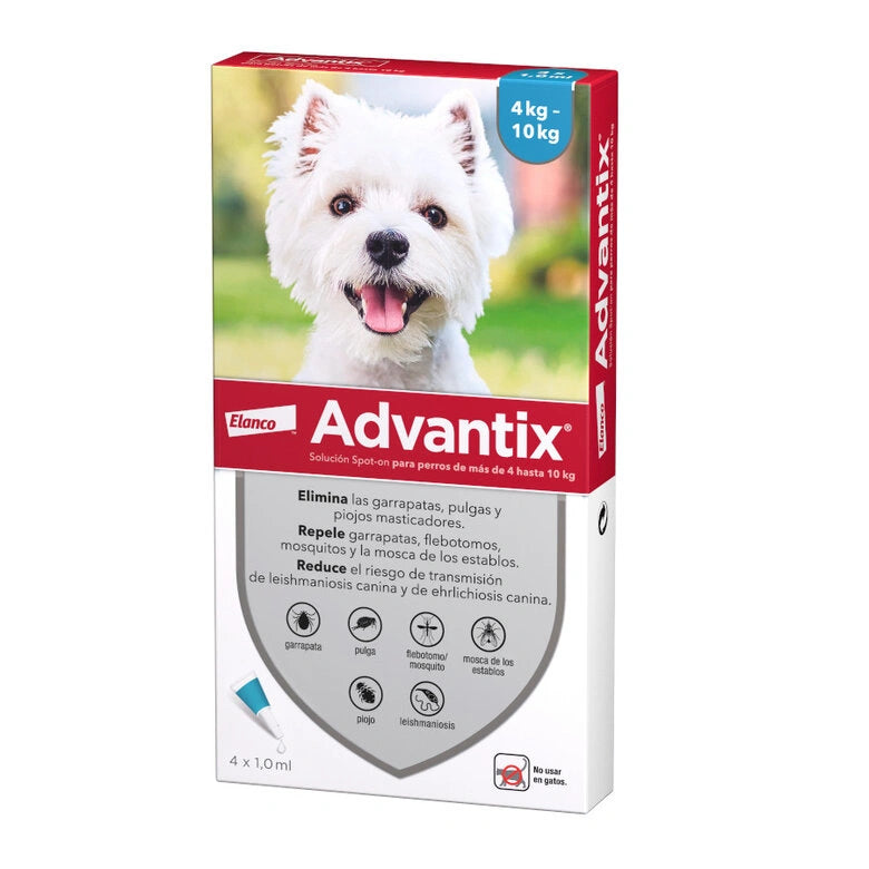 Advantix Pipetas Antiparasitarias para Perros al mejor precio -Todoanimal.es