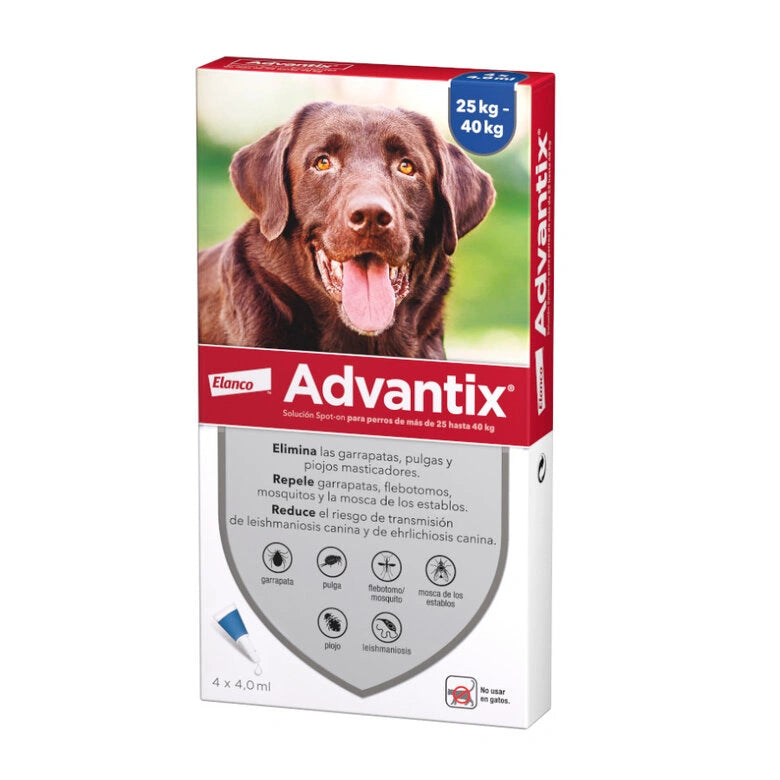 Advantix Pipetas Antiparasitarias para Perros al mejor precio -Todoanimal.es