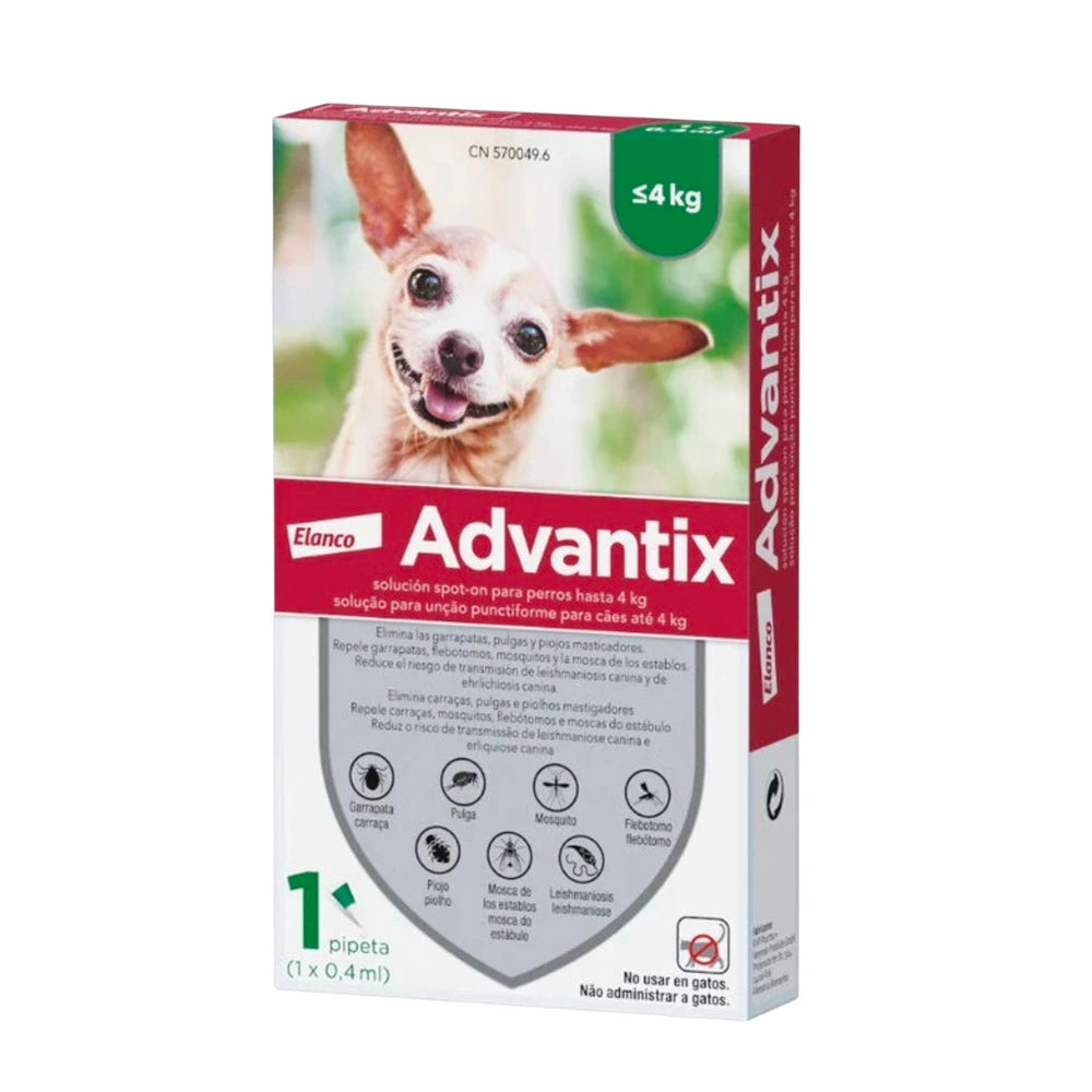 Advantix Pipetas Antiparasitarias para Perros al mejor precio -Todoanimal.es