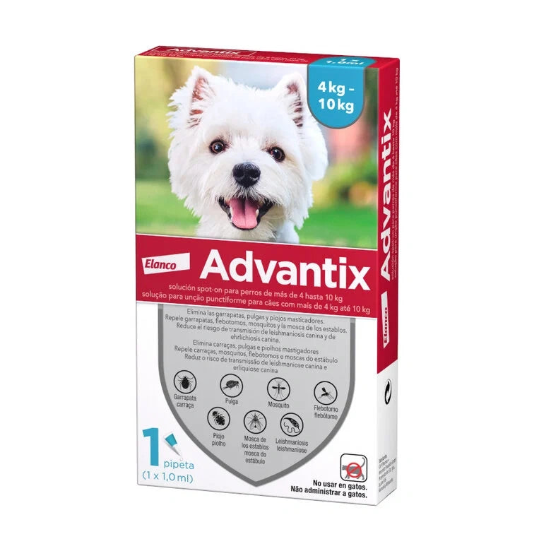 Advantix Pipetas Antiparasitarias para Perros al mejor precio -Todoanimal.es
