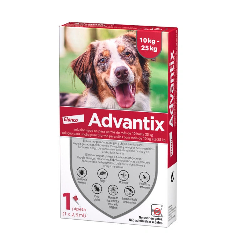 Advantix Pipetas Antiparasitarias para Perros al mejor precio -Todoanimal.es