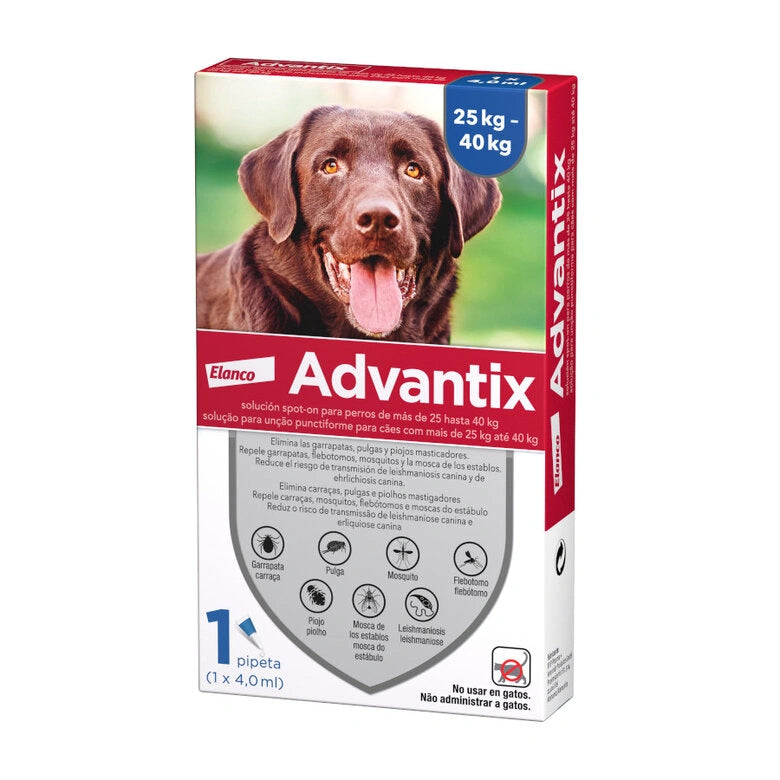 Advantix Pipetas Antiparasitarias para Perros al mejor precio -Todoanimal.es