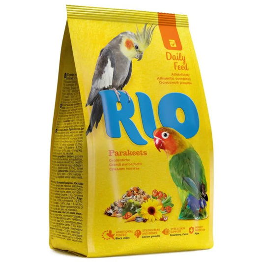 Alimento Diario Agapornis/Pequeñas Cotorras 500 g Rio al mejor precio -Todoanimal.es