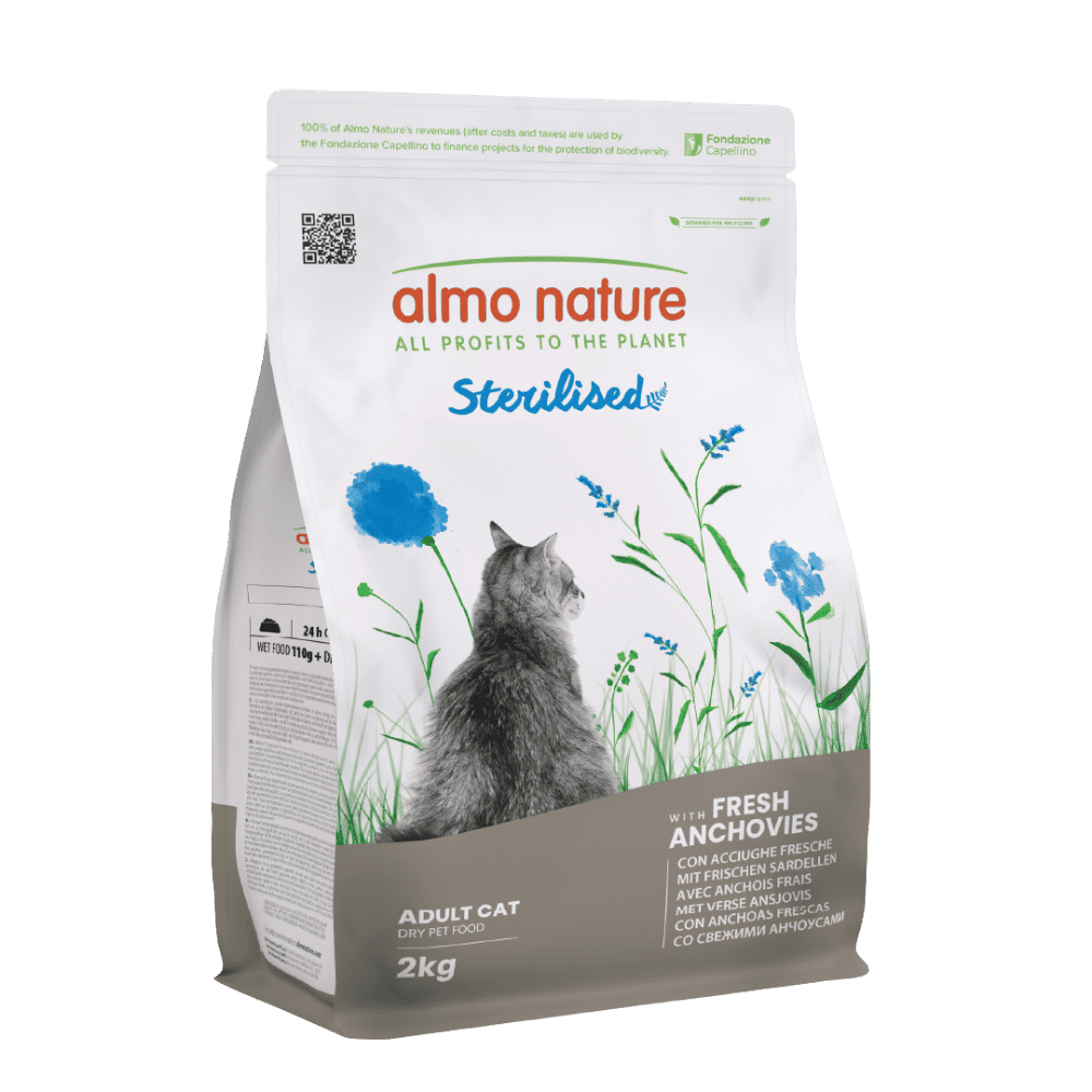 Almo Nature Adult Sterilised Anchoas Frescas Pienso para Gatos al mejor precio -Todoanimal.es