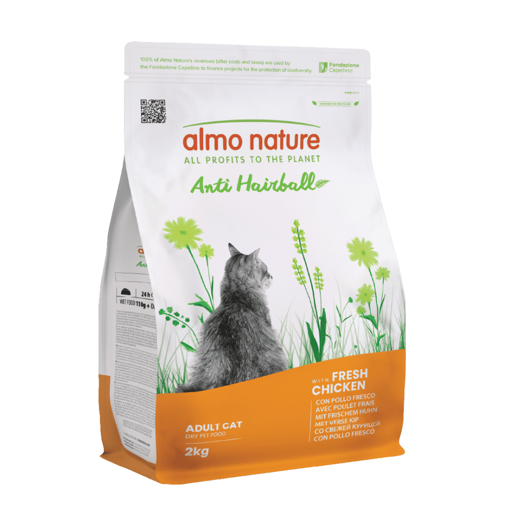 Almo Nature Anti Hairball Pollo Fresco Pienso para Gatos al mejor precio -Todoanimal.es