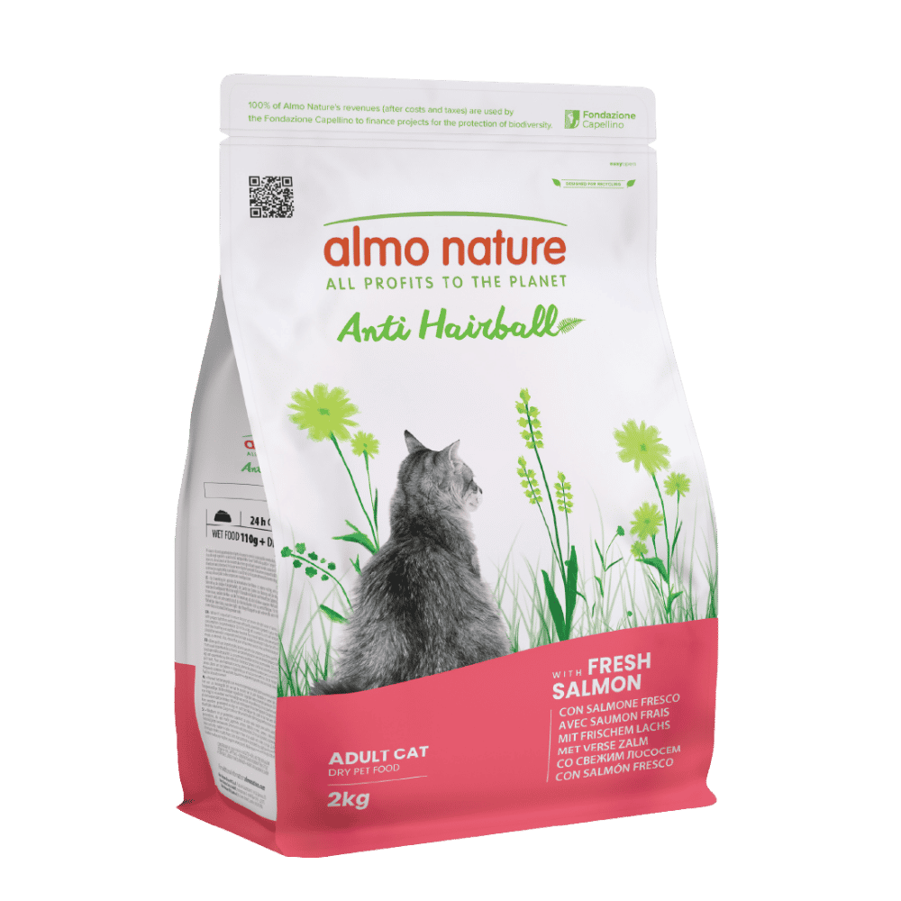 Almo Nature Anti Hairball Salmón Fresco Pienso para Gatos al mejor precio -Todoanimal.es
