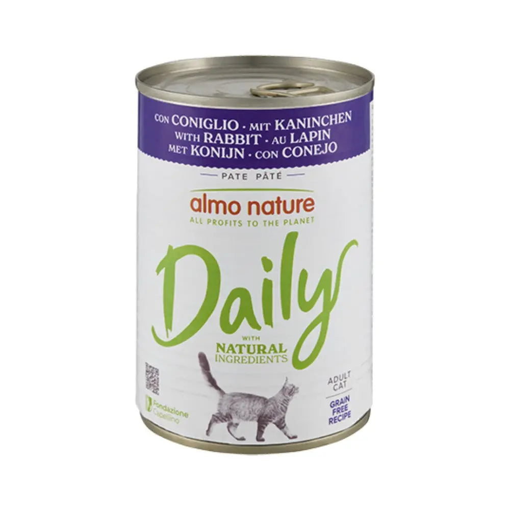 Almo Nature Cat Daily Grain Free Lata 400Gr | Comida Húmeda para Gatos al mejor precio -Todoanimal.es