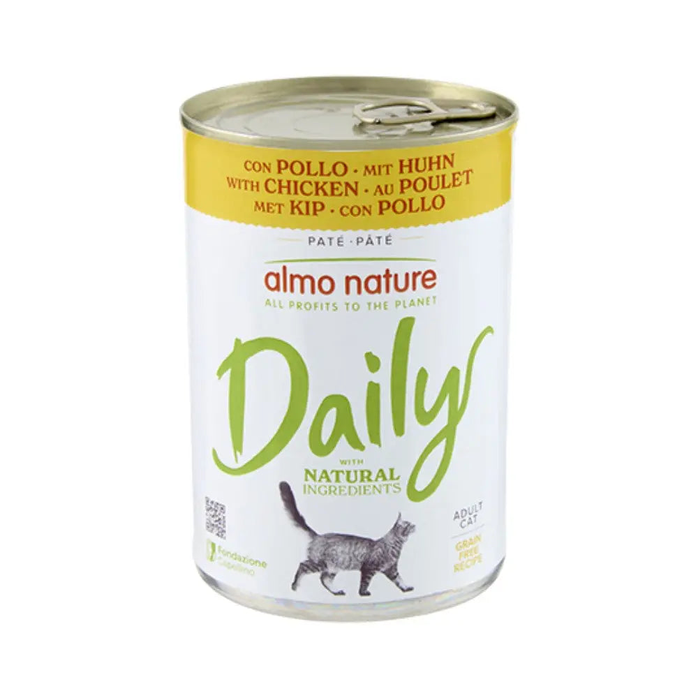 Almo Nature Cat Daily Grain Free Lata 400Gr | Comida Húmeda para Gatos al mejor precio -Todoanimal.es