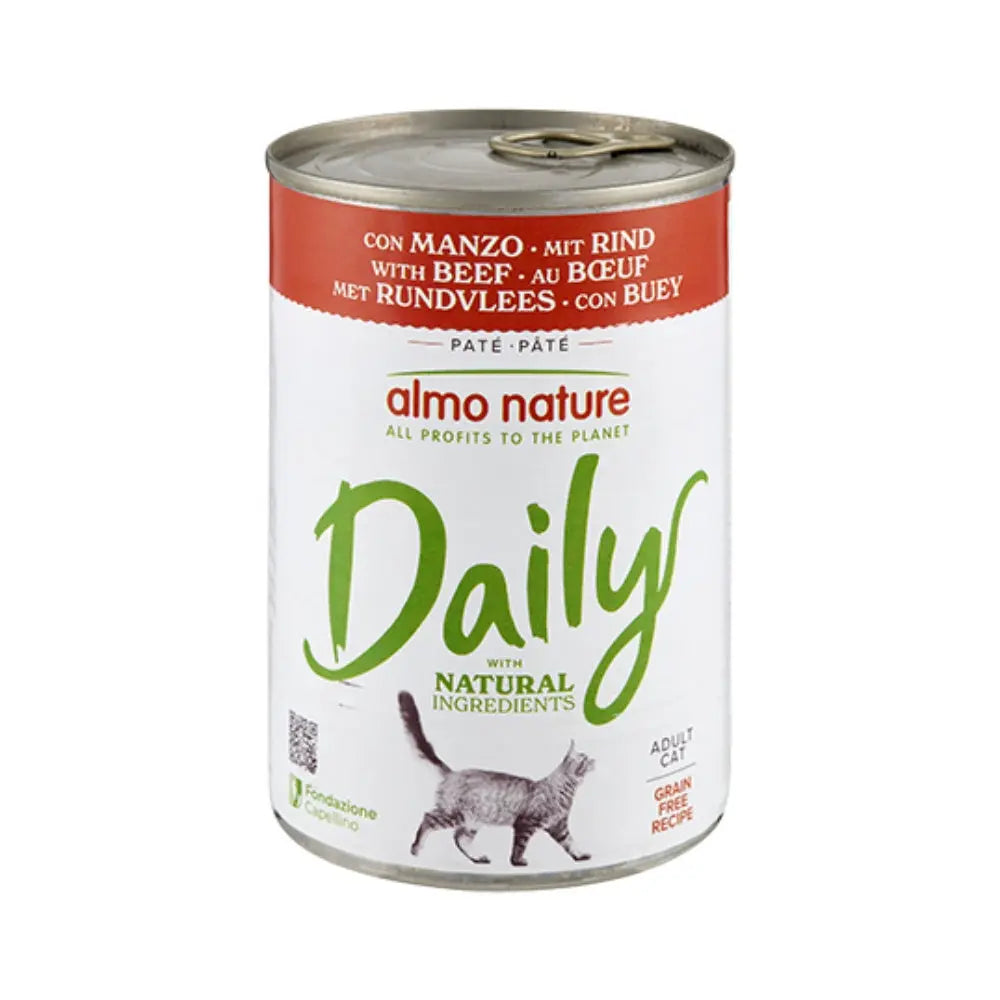 Almo Nature Cat Daily Grain Free Lata 400Gr | Comida Húmeda para Gatos al mejor precio -Todoanimal.es