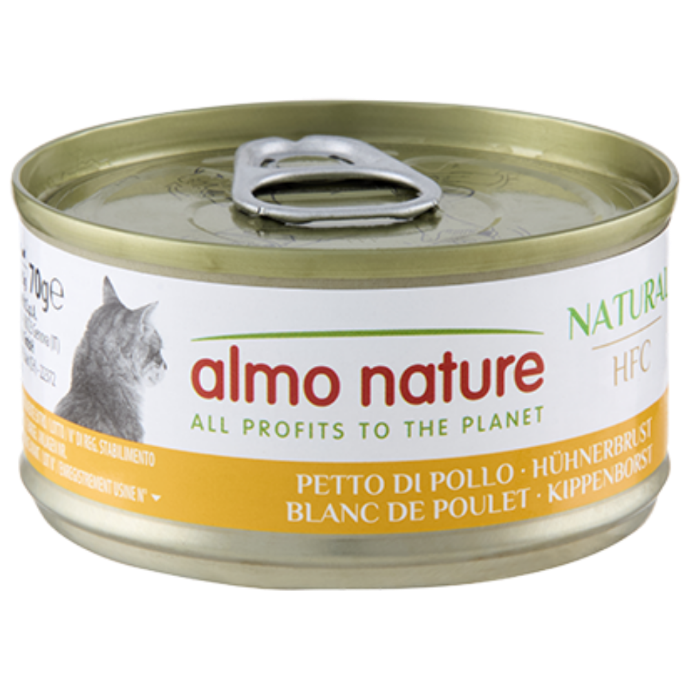 Almo Nature Cat HFC Lata 70 g Comida Húmeda para Gatos al mejor precio -Todoanimal.es
