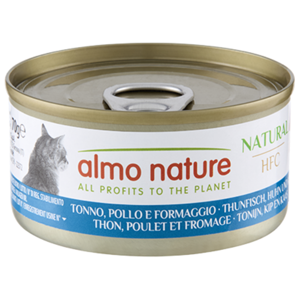 Almo Nature Cat HFC Lata 70 g Comida Húmeda para Gatos al mejor precio -Todoanimal.es