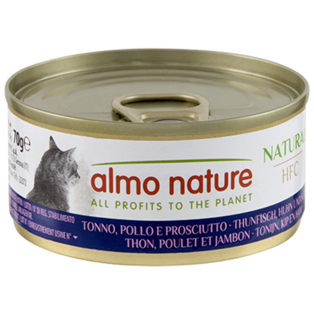 Almo Nature Cat HFC Lata 70 g Comida Húmeda para Gatos al mejor precio -Todoanimal.es
