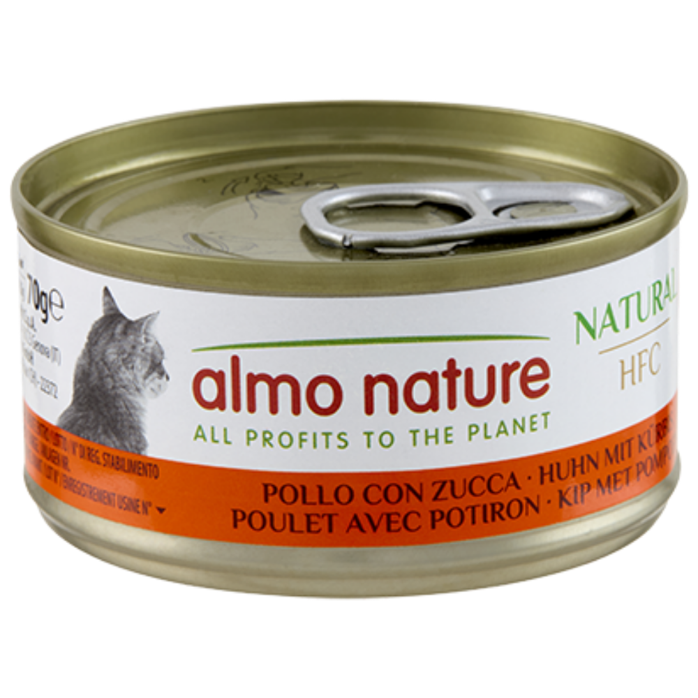 Almo Nature Cat HFC Lata 70 g Comida Húmeda para Gatos al mejor precio -Todoanimal.es