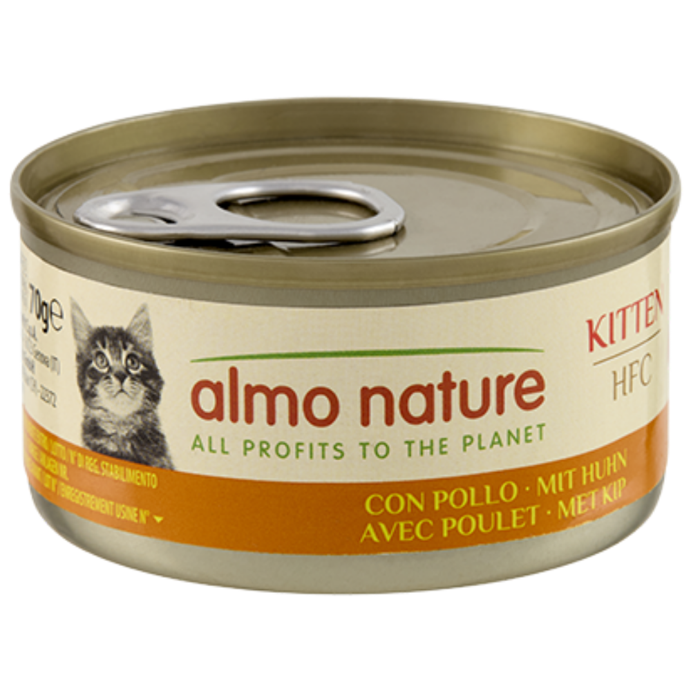 Almo Nature Cat HFC Lata 70 g Comida Húmeda para Gatos al mejor precio -Todoanimal.es