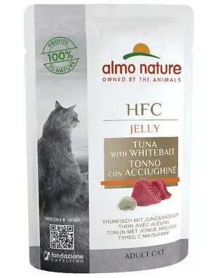 Almo Nature Cat Hfc Pouche Jelly 55Gr Atun Y Anchoas ALMO NATURE BENEFIT S.P.A.