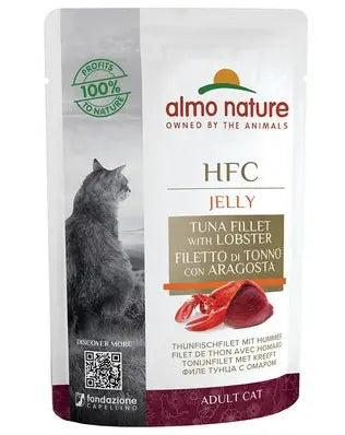 Almo Nature Cat Hfc Pouche Jelly 55Gr Filete De Atun Y Langosta ALMO NATURE BENEFIT S.P.A.