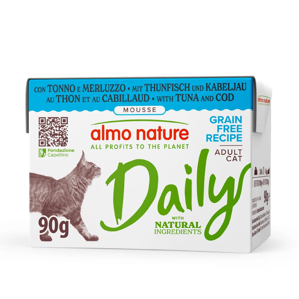 Almo Nature Daily Atún y Bacalao Brick Comida Húmeda para Gatos al mejor precio -Todoanimal.es