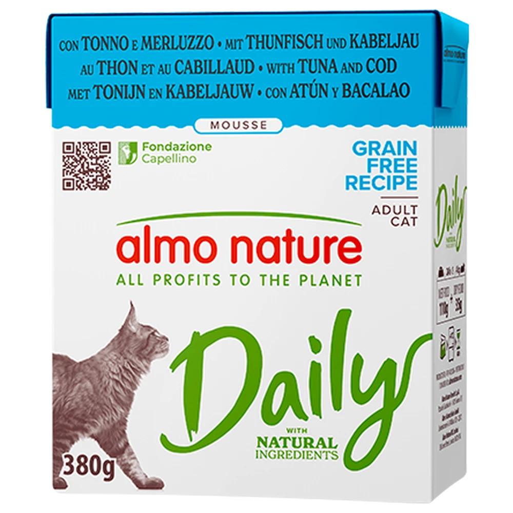 Almo Nature Daily Atún y Bacalao Brick Comida Húmeda para Gatos al mejor precio -Todoanimal.es