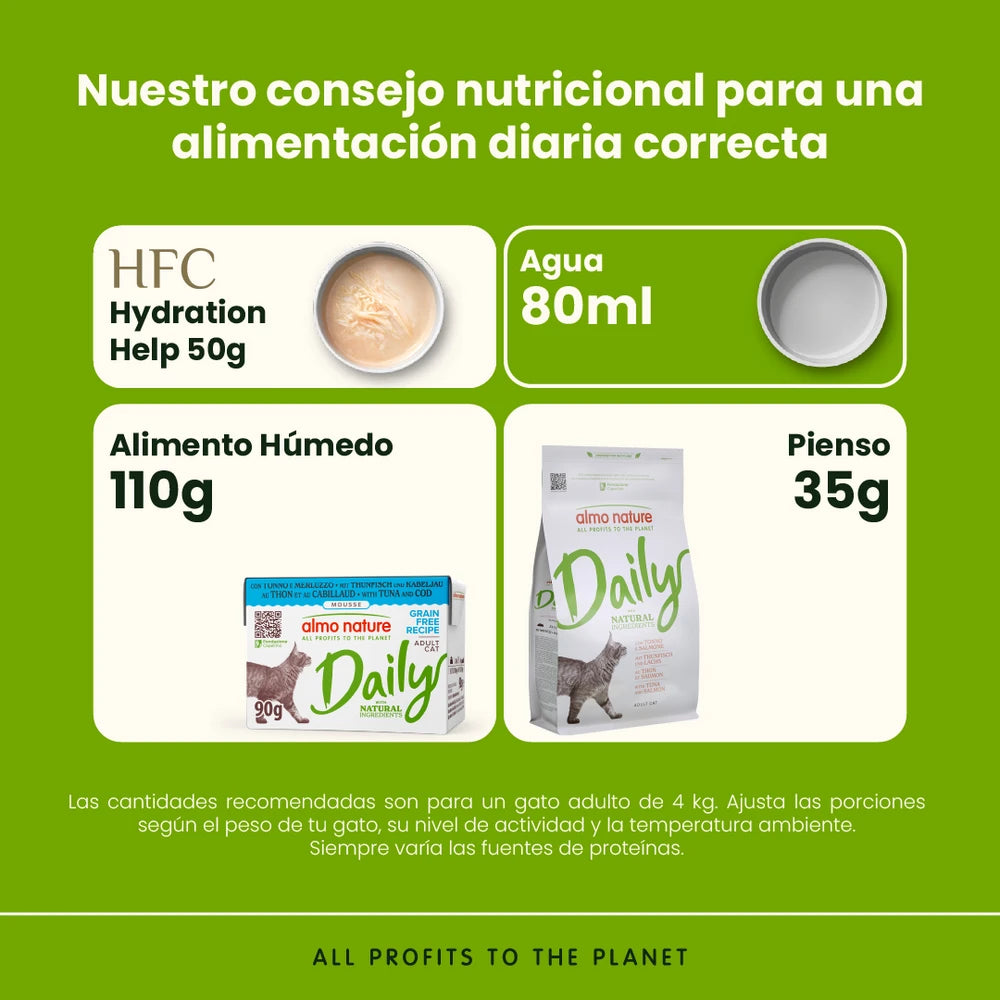 Almo Nature Daily Atún y Bacalao Brick Comida Húmeda para Gatos al mejor precio -Todoanimal.es