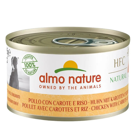 Almo Nature Dog Húmedo Hfc 95 g Pollo,Zanahorias,Arroz al mejor precio -Todoanimal.es