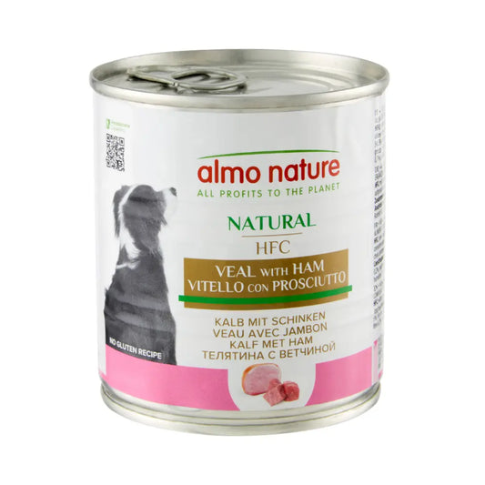 Almo Nature Dog Húmedo Hfc 290 g Ternera y Jamón al mejor precio -Todoanimal.es