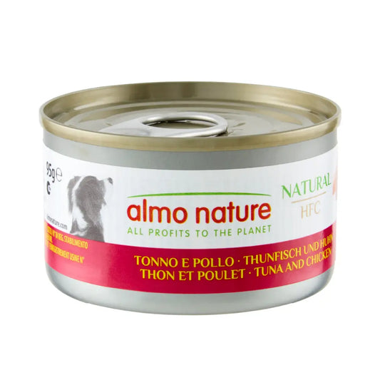 Almo Nature Dog Húmedo Hfc 95 g, Atún & Pollo al mejor precio -Todoanimal.es