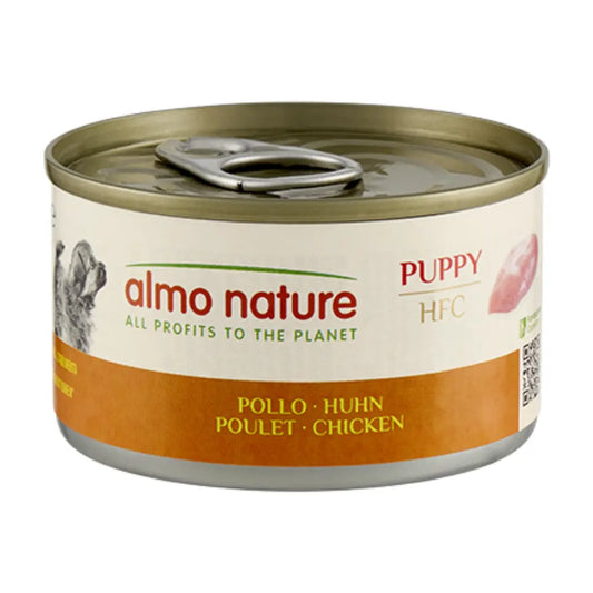 Almo Nature Dog Húmedo Hfc 95 g, Puppy Pollo al mejor precio -Todoanimal.es