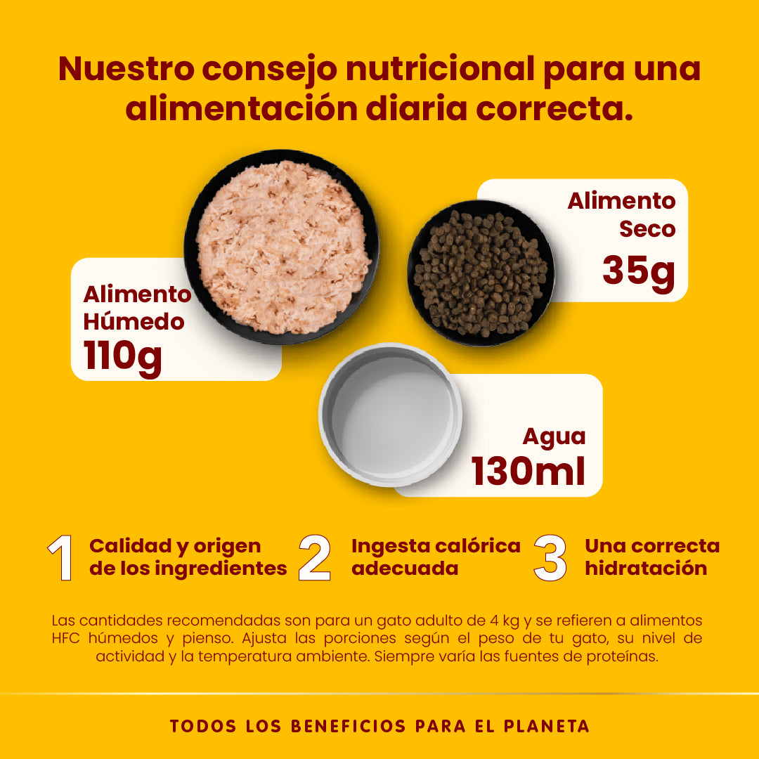 Almo Nature HFC Complete Sterilized Pollo de Corral Tarrina Comida Húmeda para Gatos al mejor precio -Todoanimal.es