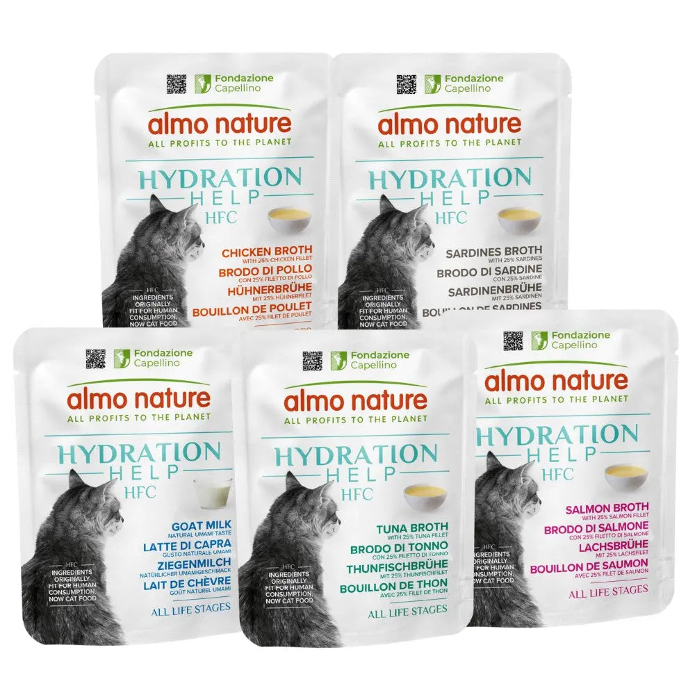 Almo Nature HFC Hydration Help 50 g Caldo para Gatos al mejor precio -Todoanimal.es