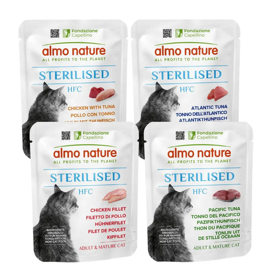 Almo Nature HFC Sterilised 50 g Comida Húmeda para Gatos al mejor precio -Todoanimal.es