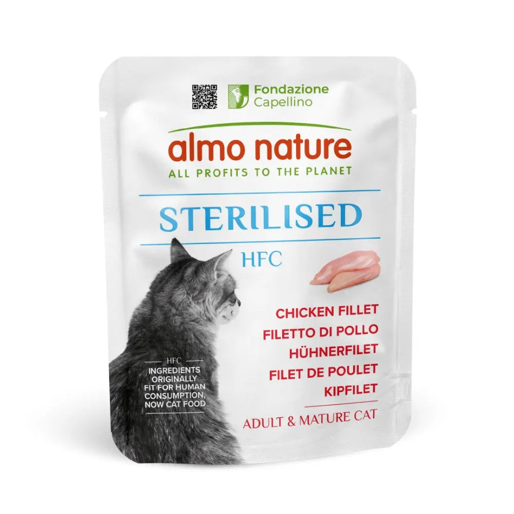 Almo Nature HFC Sterilised 50 g Comida Húmeda para Gatos al mejor precio -Todoanimal.es