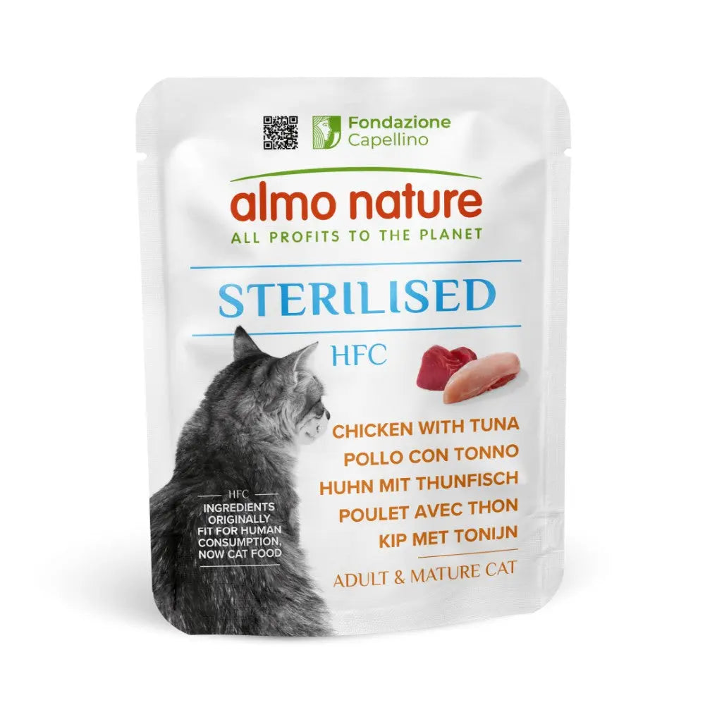 Almo Nature HFC Sterilised 50 g Comida Húmeda para Gatos al mejor precio -Todoanimal.es