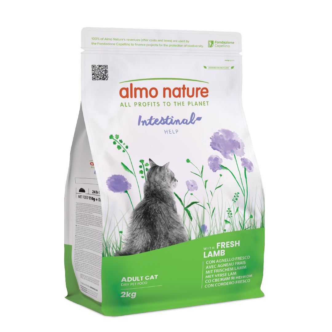 Almo Nature Intestinal Help Cordero Pienso para Gatos al mejor precio -Todoanimal.es