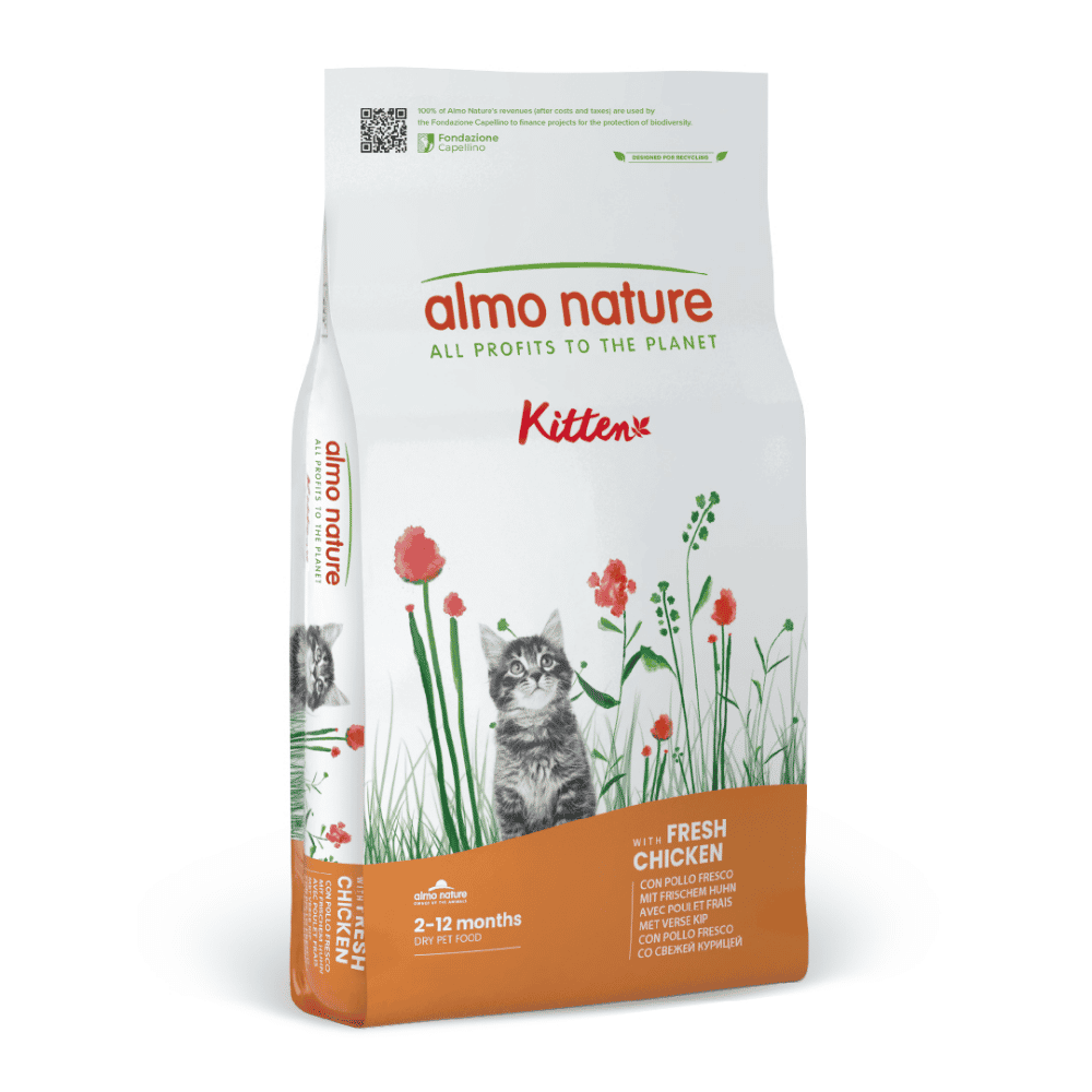 Almo Nature Kitten Pollo Pienso para Gatos al mejor precio -Todoanimal.es