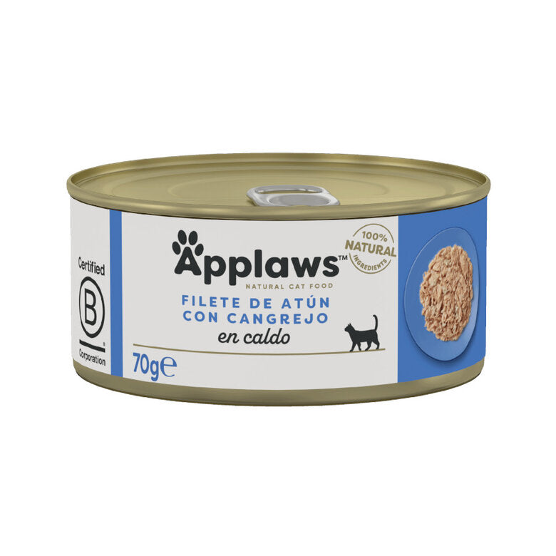 Applaws Atún y Cangrejo 70 g Lata Comida Húmeda para Gatos al mejor precio -Todoanimal.es