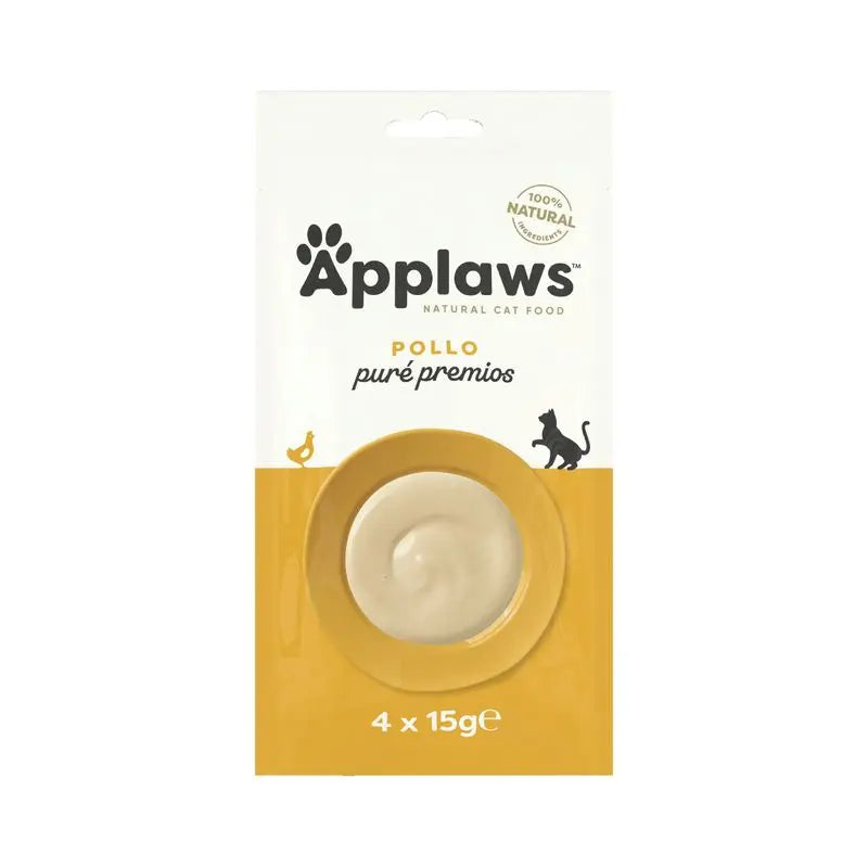 Applaws Cat Snack Pure Pollo 4x15 g al mejor precio -Todoanimal.es