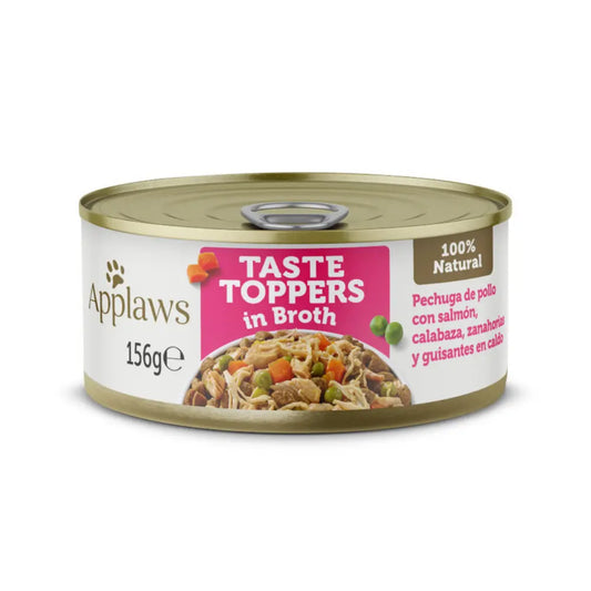 Applaws Dog Lata 156 g Topper Pollo y Salmón con Verduras al mejor precio -Todoanimal.es