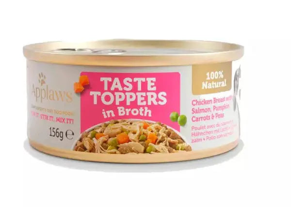 Applaws Dog Lata 156Gr Topper Pollo Salmon Verduras Caldo APPLAWS